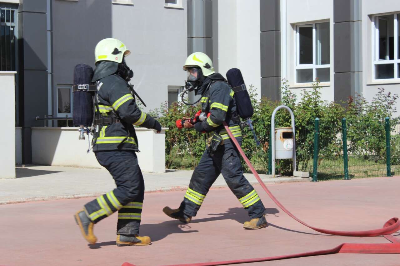 Muğla’da Yangın Tatbikatı Gerçeğini Aratmadı 17